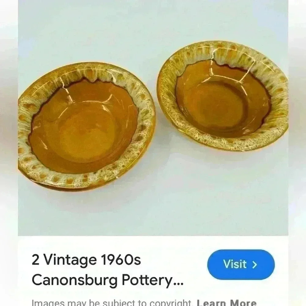 Canonsburg Pottery Serving Bowl - Picture 4 of 4